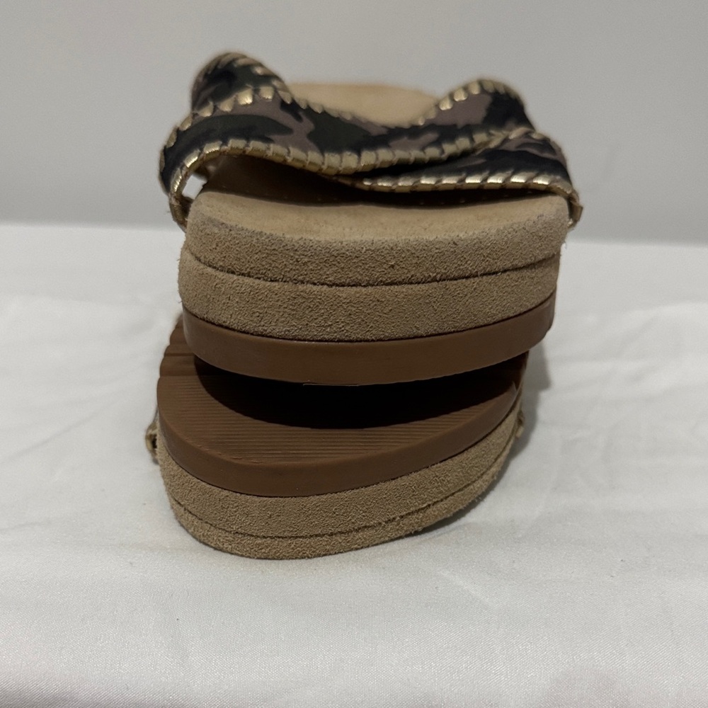 Jack Rogers Camouflage and Tan Sandals - Picture 6 of 6